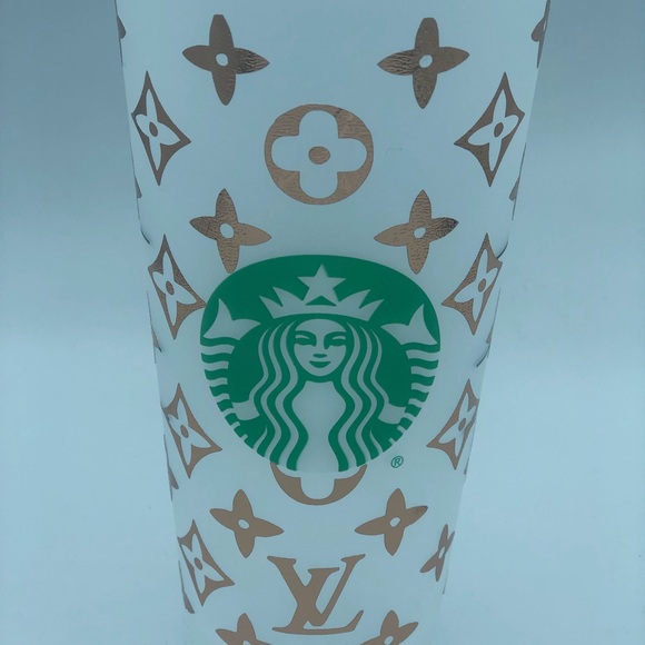 L & V Starbucks cup